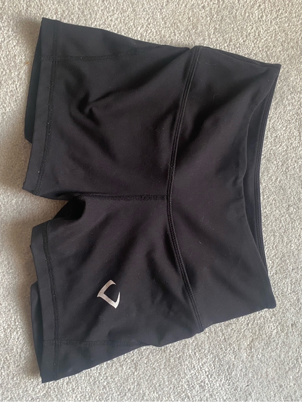 ‘Violate the Dress Code’ scrunch bottom shorts